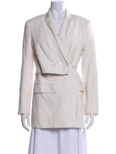 Pre-owned Tibi Blazer In White