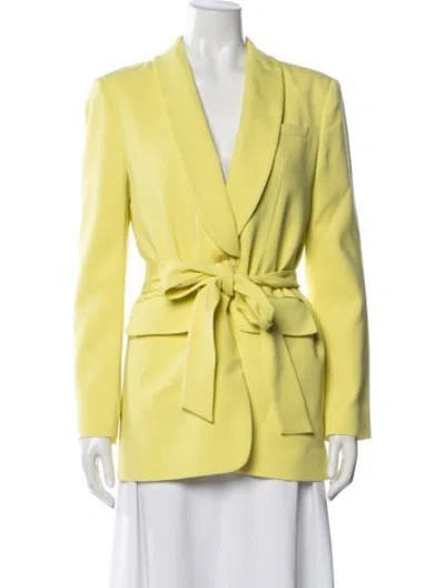 Pre-owned Tibi Blazer In Yellow