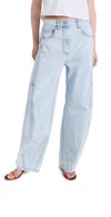 Tibi Bleached Denim Sid Jeans In Bleached Denim