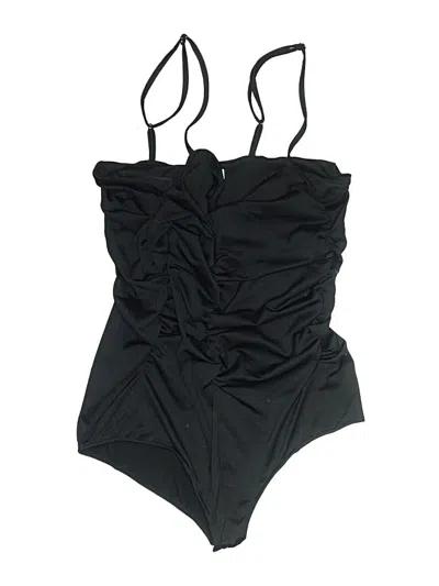 Pre-owned Tibi Bodysuit In Black