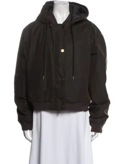 Pre-owned Tibi Bomber Jacket In Black