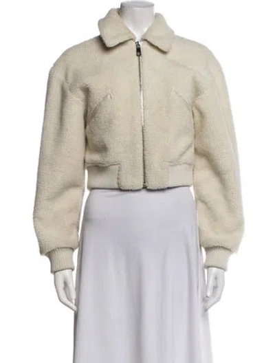 Pre-owned Tibi Bomber Jacket In Neutrals