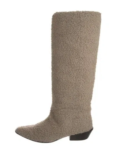 Pre-owned Tibi Boots In Neutrals