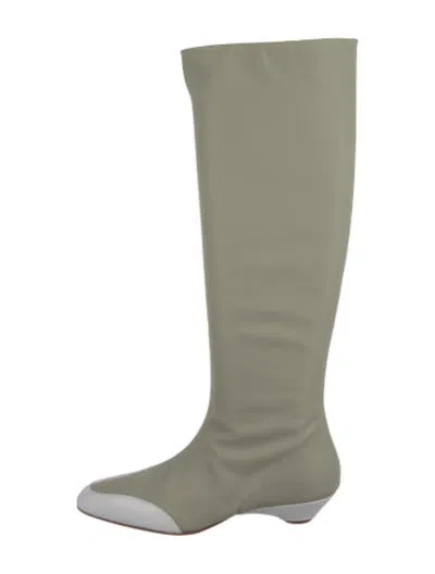 Pre-owned Tibi Boots W/ Tags In Green