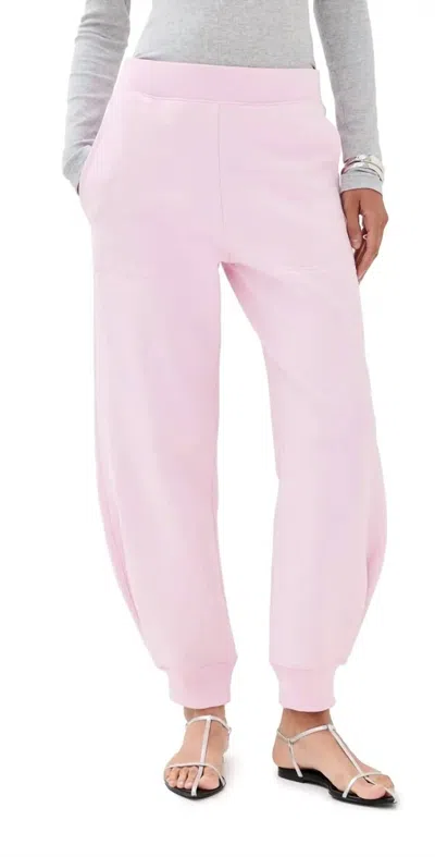 Tibi Calder Terry Sweatpant In Light Pink