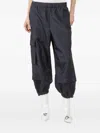Tibi Cargo-pocket Track Pants In Blue