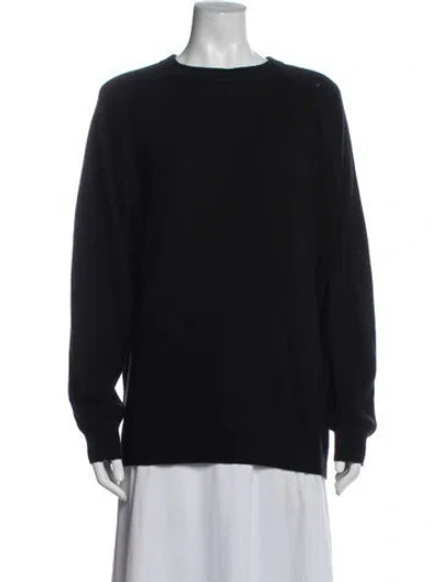 Pre-owned Tibi Cashmere Crew Neck Sweater In Blue