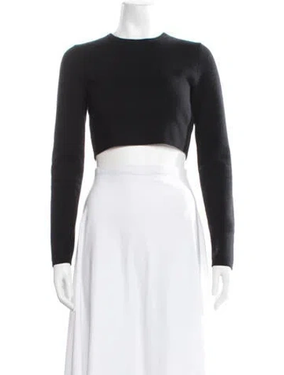 Pre-owned Tibi Cashmere Crew Neck Sweater In Blue