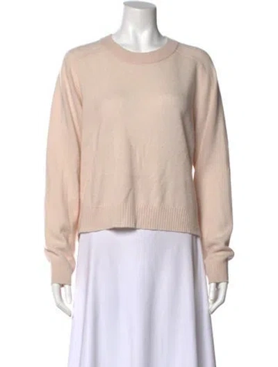 Pre-owned Tibi Cashmere Crew Neck Sweater In Neutral