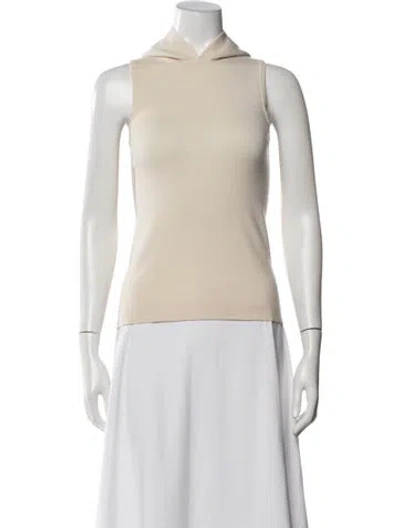 Pre-owned Tibi Cashmere Crew Neck Sweater In Neutral