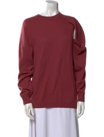 Pre-owned Tibi Cashmere Crew Neck Sweater In Pink