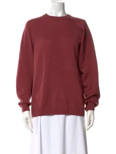 Pre-owned Tibi Cashmere Crew Neck Sweater In Pink