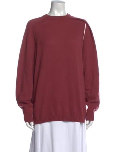 Pre-owned Tibi Cashmere Crew Neck Sweater In Pink