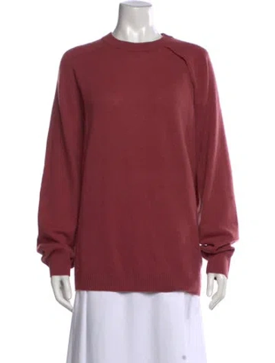 Pre-owned Tibi Cashmere Crew Neck Sweater In Pink