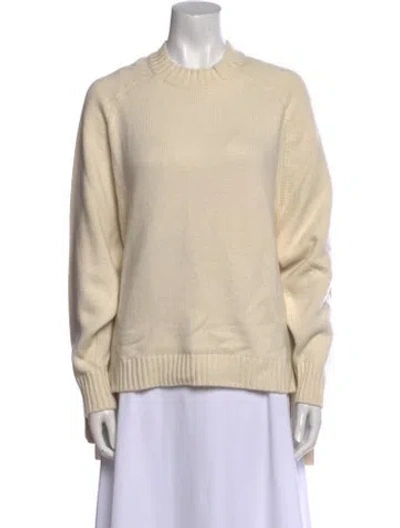 Pre-owned Tibi Cashmere Crew Neck Sweater W/ Tags In Neutral