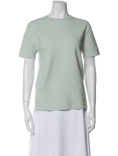 Pre-owned Tibi Cashmere Crew Neck T-shirt W/ Tags In Green
