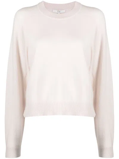 Tibi Cashmere Cut-out Detail Jumper In Neutrals