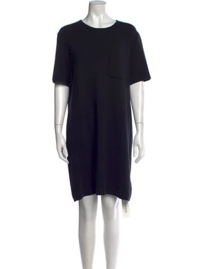 Pre-owned Tibi Cashmere Knee-length Dress W/ Tags In Black