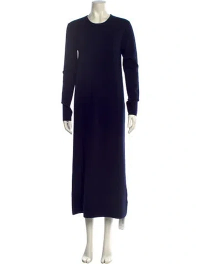 Pre-owned Tibi Cashmere Long Dress In Blue