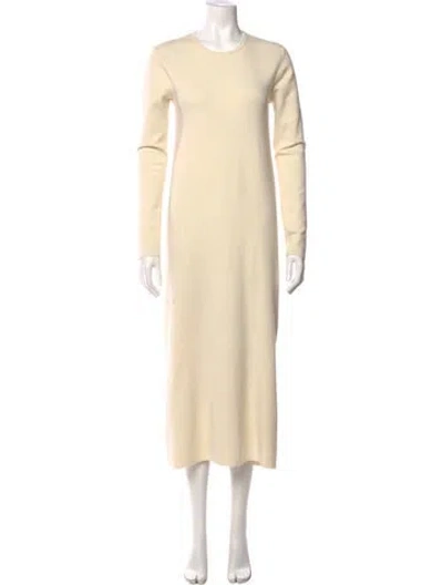 Pre-owned Tibi Cashmere Long Dress In Neutral