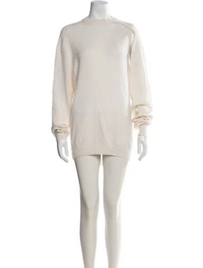 Pre-owned Tibi Cashmere Midi Length Dress In Neutrals