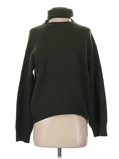 Pre-owned Tibi Cashmere Pullover Sweater In Green
