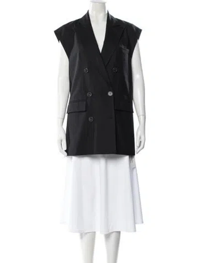 Pre-owned Tibi Coat In Black