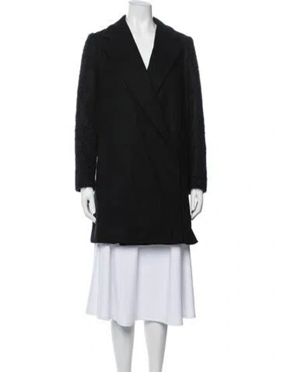 Pre-owned Tibi Coat In Black