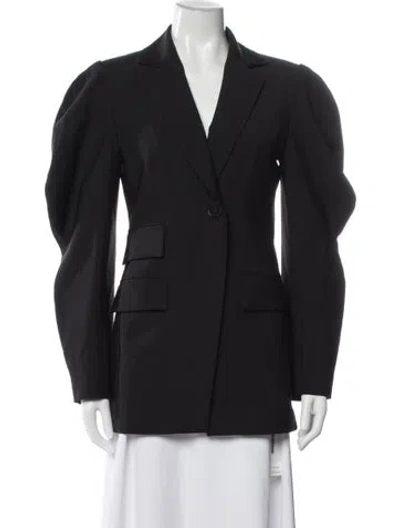 Pre-owned Tibi Coat In Black