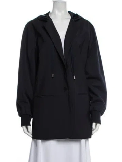 Pre-owned Tibi Coat In Blue