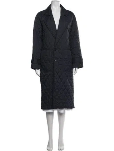 Pre-owned Tibi Coat In Blue