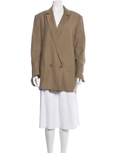 Pre-owned Tibi Coat In Green