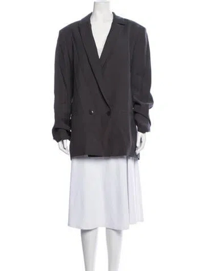 Pre-owned Tibi Coat In Grey