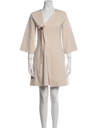 Pre-owned Tibi Coat In Neutrals