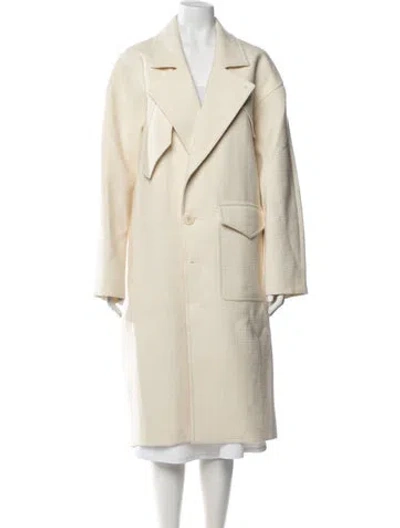 Pre-owned Tibi Coat In Neutrals