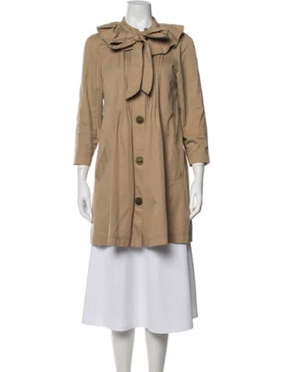 Pre-owned Tibi Coat In Neutrals
