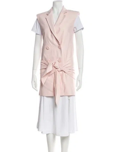 Pre-owned Tibi Coat In Pink