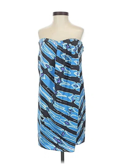 Pre-owned Tibi Cocktail Dress In Blue