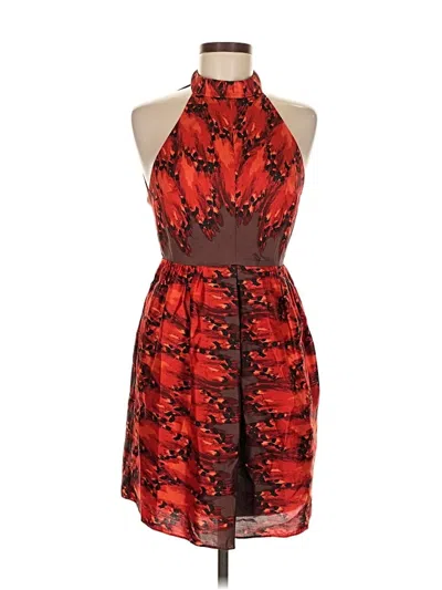 Tibi Cocktail Dress In Brown