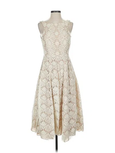 Pre-owned Tibi Cocktail Dress In Brown