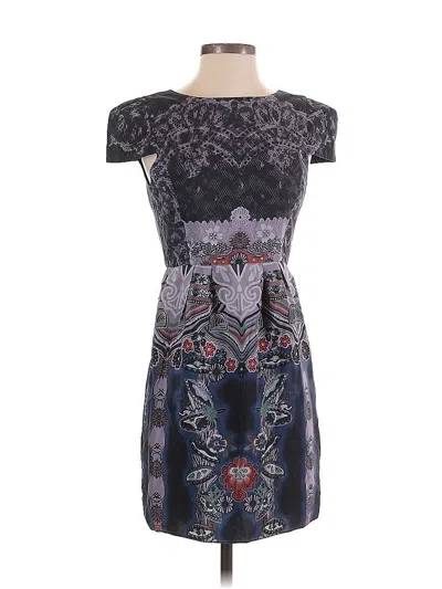 Pre-owned Tibi Cocktail Dress In Gray