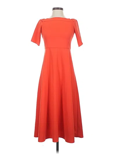 Pre-owned Tibi Cocktail Dress In Orange