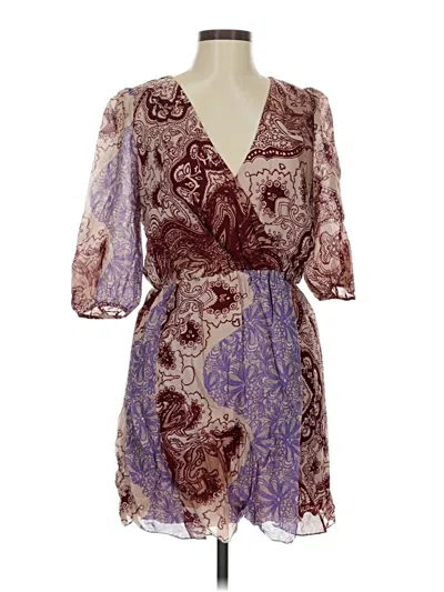 Pre-owned Tibi Cocktail Dress In Purple