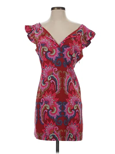 Pre-owned Tibi Cocktail Dress In Red