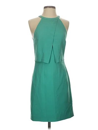 Pre-owned Tibi Cocktail Dress In Teal