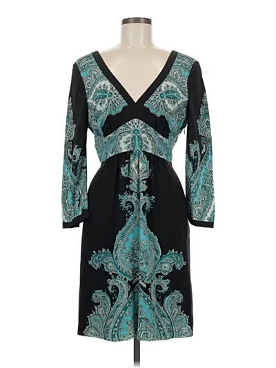 Pre-owned Tibi Cocktail Dress In Teal