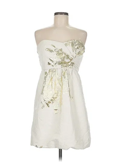 Pre-owned Tibi Cocktail Dress In White