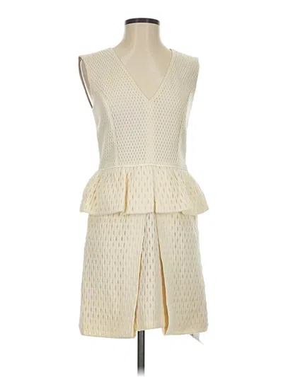 Pre-owned Tibi Cocktail Dress In White