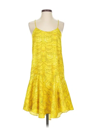 Pre-owned Tibi Cocktail Dress In Yellow