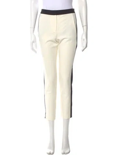 Pre-owned Tibi Colorblock Pattern Straight Leg Pants In Multi